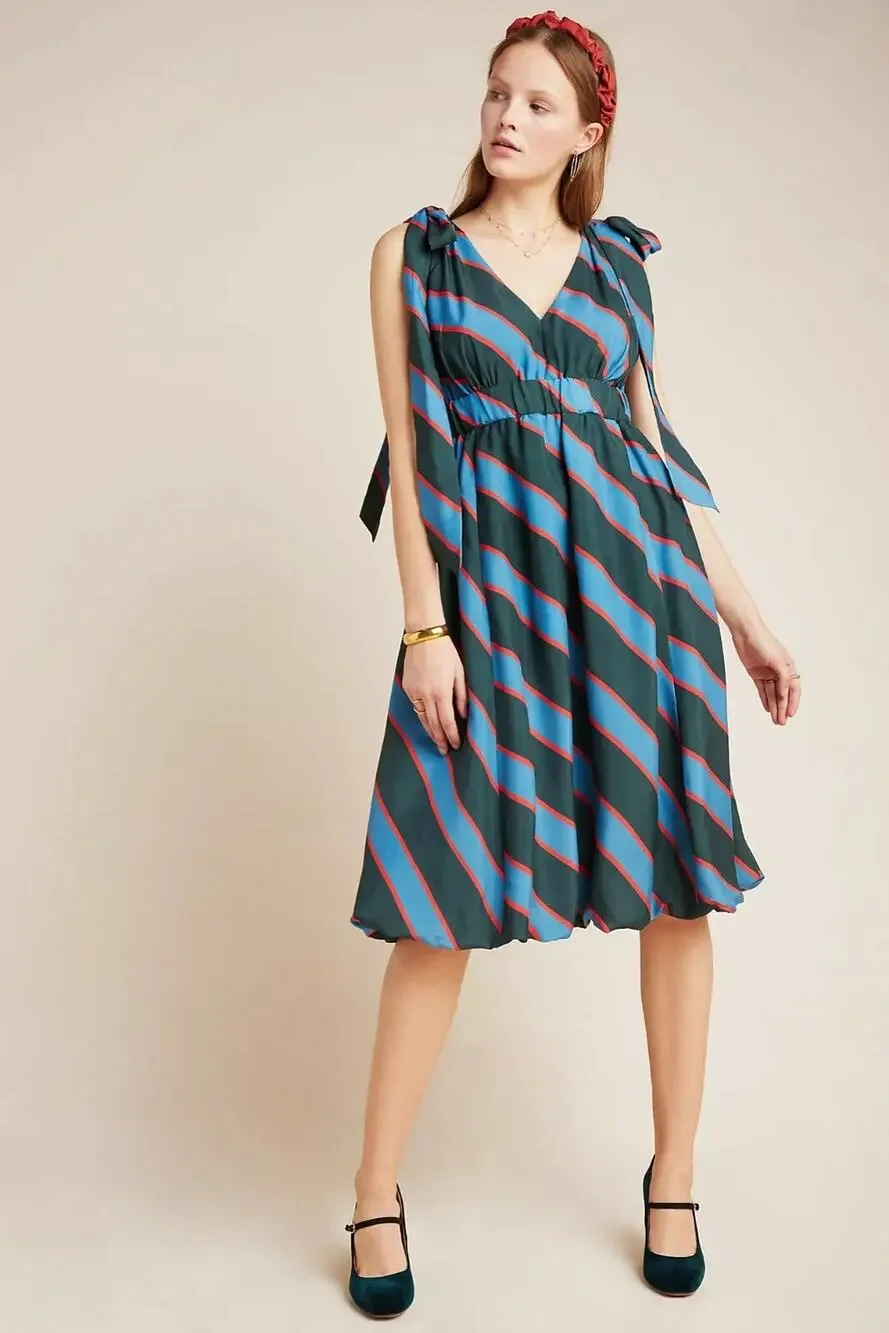NEW Anthropologie Monaco Midi Dress Hope For Flowers By Tracy Reese $340 Size 4